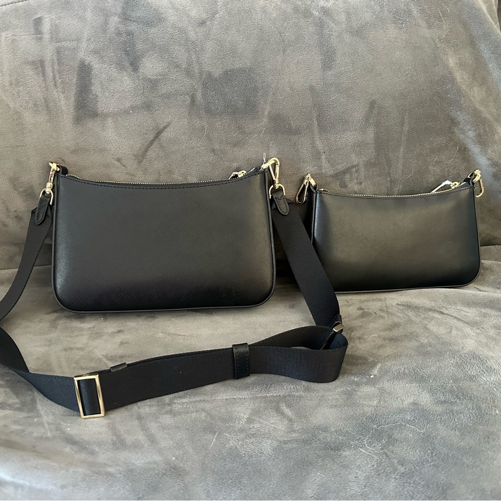 Kate Spade Black Crossbody Bag with Gold Accents - Picture 7 of 12